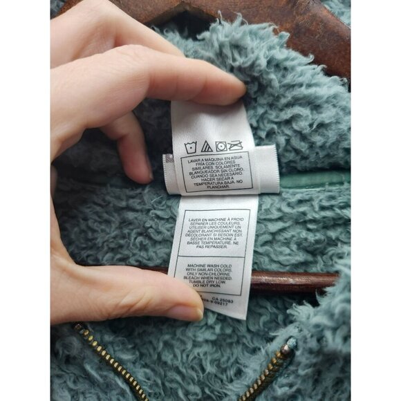 Disneyland Resort Sherpa jacket With Winnie The Pooh & Eeyore Embroidery Green W - Picture 5 of 7